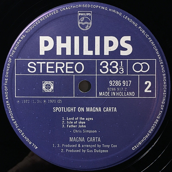 Magna Carta – Spotlight On Magna Carta 2 Plak - Görsel 8