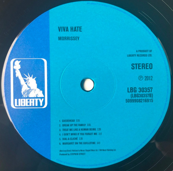 Morrissey – Viva Hate Plak - Görsel 4