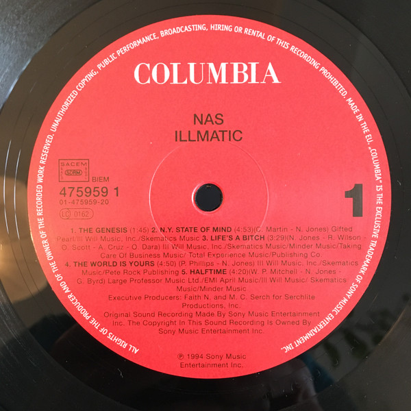 Nas – Illmatic Plak - Görsel 5