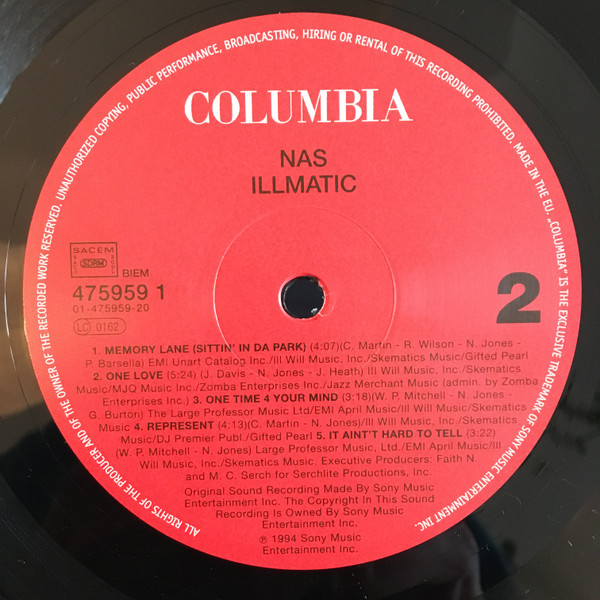 Nas – Illmatic Plak - Görsel 6