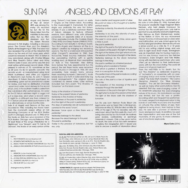 Sun Ra – Angels And Demons At Play Plak - Görsel 3
