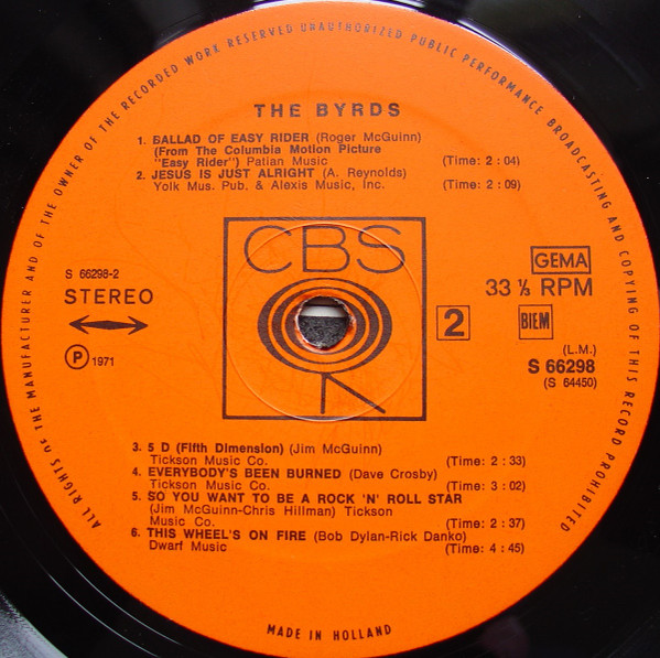 The Byrds – The Byrds 2 Plak - Görsel 5
