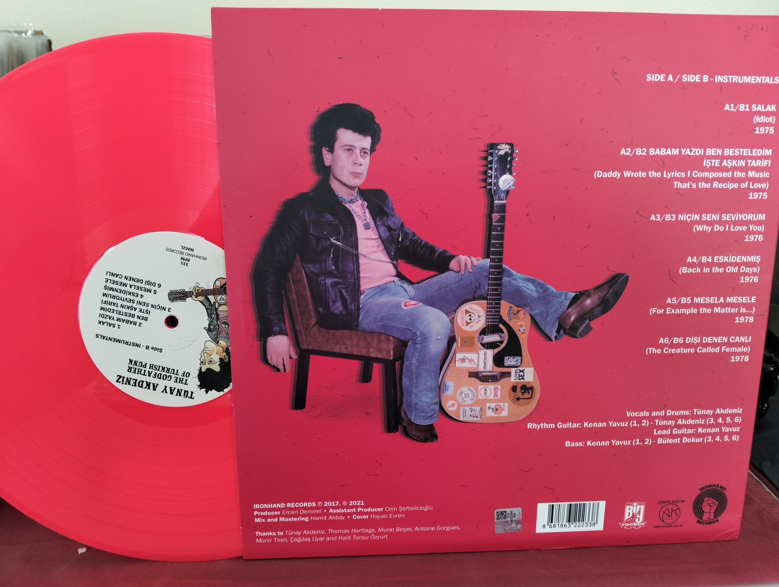 Tünay Akdeniz – The Godfather of Turkish Punk Plak - Görsel 2
