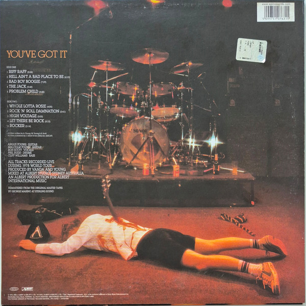 AC/DC – If You Want Blood You've Got It Plak - Görsel 3
