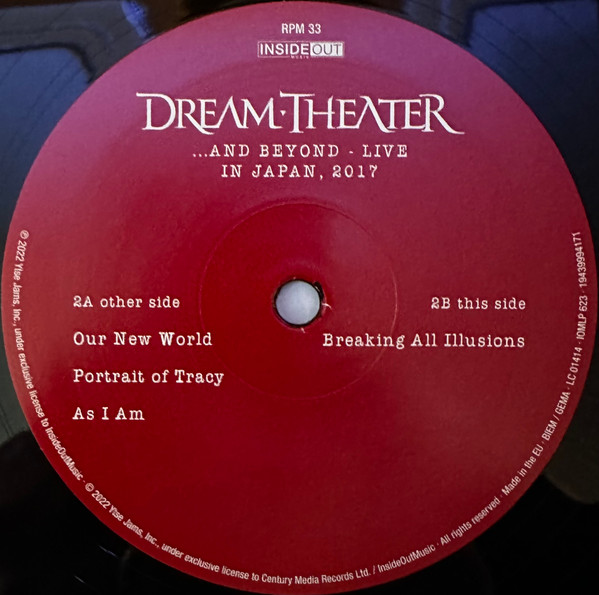 Dream Theater – ...And Beyond - Live In Japan, 2017 2 Plak + CD - Görsel 8