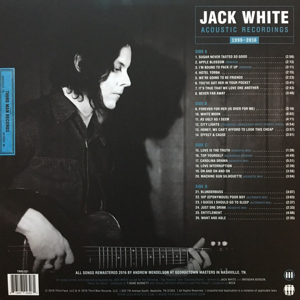 Jack White – Acoustic Recordings 1998-2016 - Plak - Görsel 3