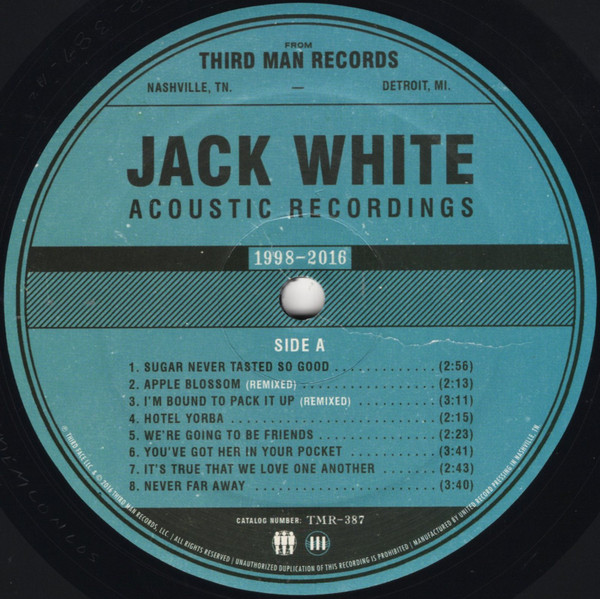 Jack White – Acoustic Recordings 1998-2016 - Plak - Görsel 4