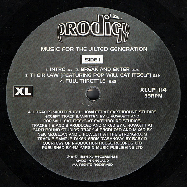 The Prodigy – Music For The Jilted Generation 2 Plak - Görsel 7